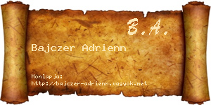 Bajczer Adrienn névjegykártya